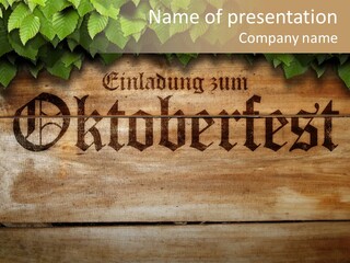 Happy Oktoberfest Fun PowerPoint Template