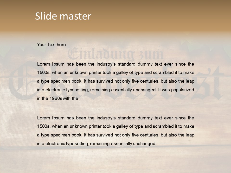 Happy Oktoberfest Fun PowerPoint Template