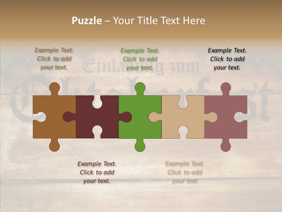 Happy Oktoberfest Fun PowerPoint Template