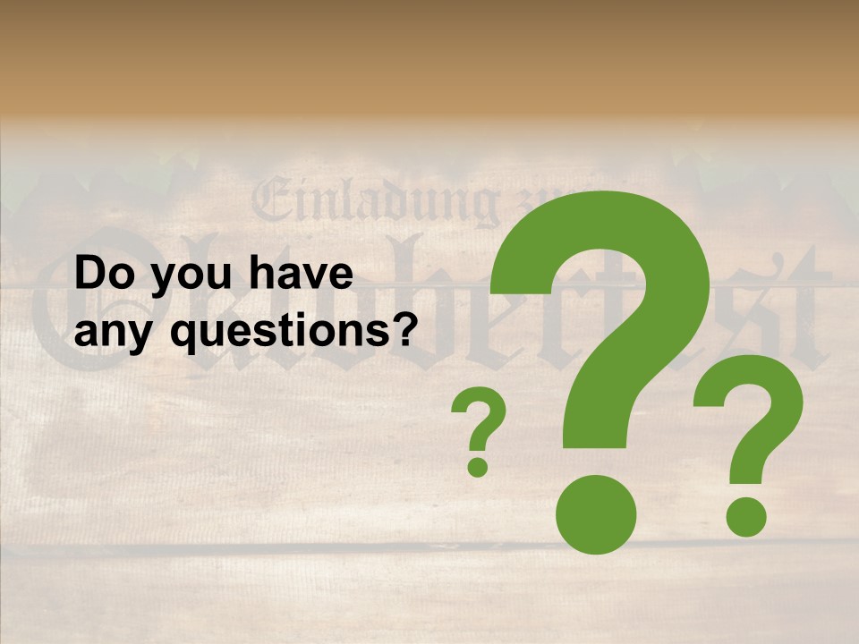 Happy Oktoberfest Fun PowerPoint Template