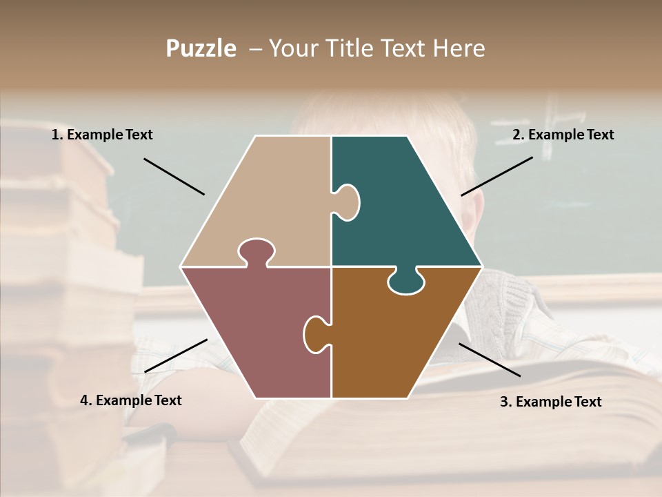 Hand Handsome Educational PowerPoint Template