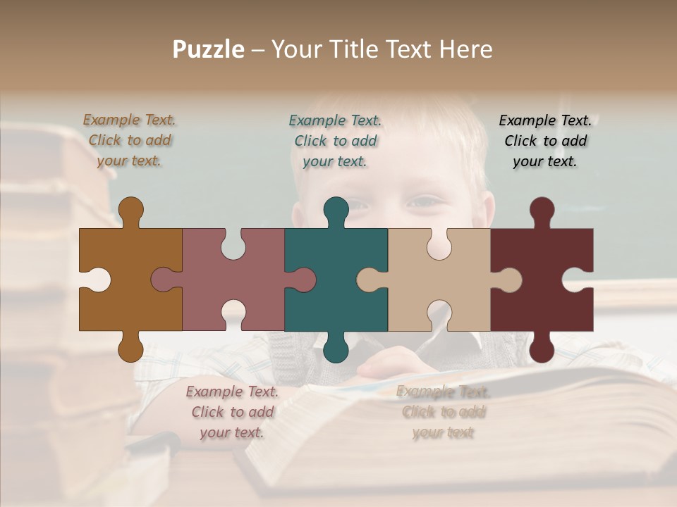 Hand Handsome Educational PowerPoint Template