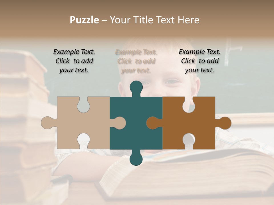 Hand Handsome Educational PowerPoint Template