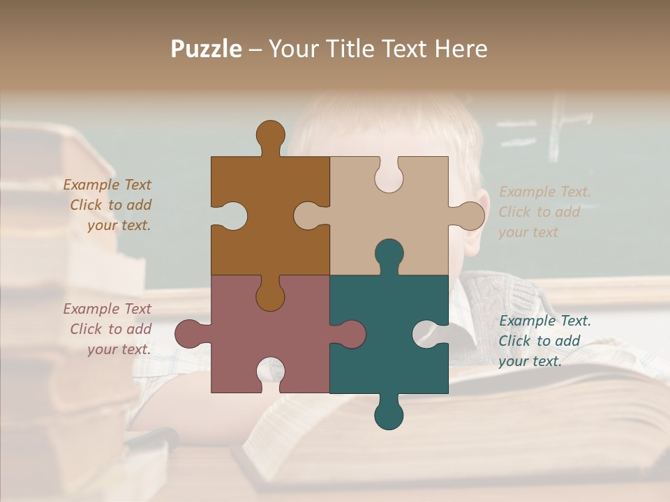 Hand Handsome Educational PowerPoint Template