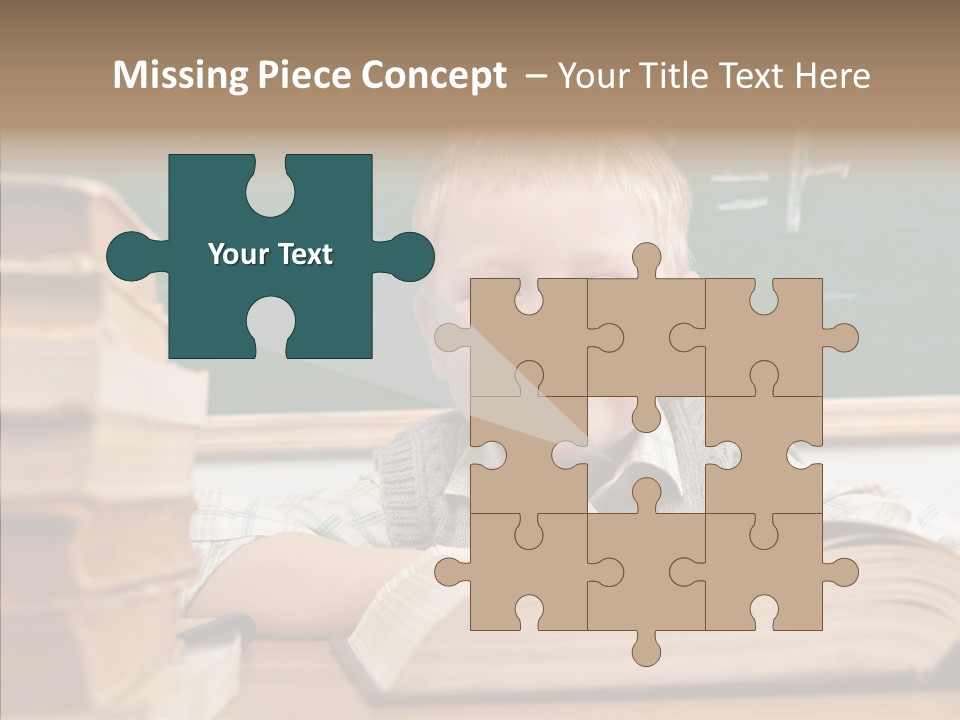 Hand Handsome Educational PowerPoint Template