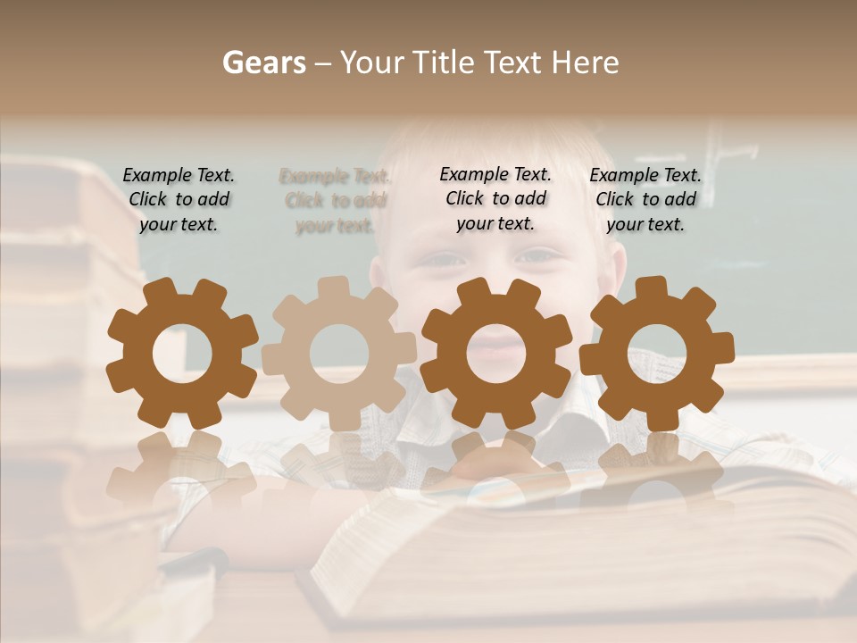 Hand Handsome Educational PowerPoint Template