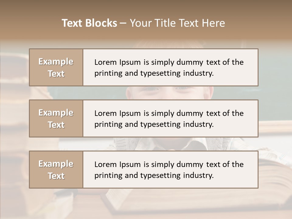 Hand Handsome Educational PowerPoint Template