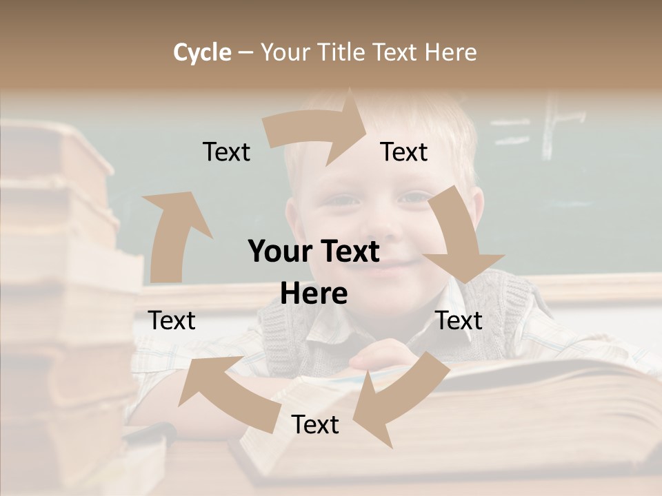 Hand Handsome Educational PowerPoint Template