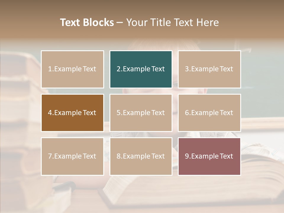 Hand Handsome Educational PowerPoint Template