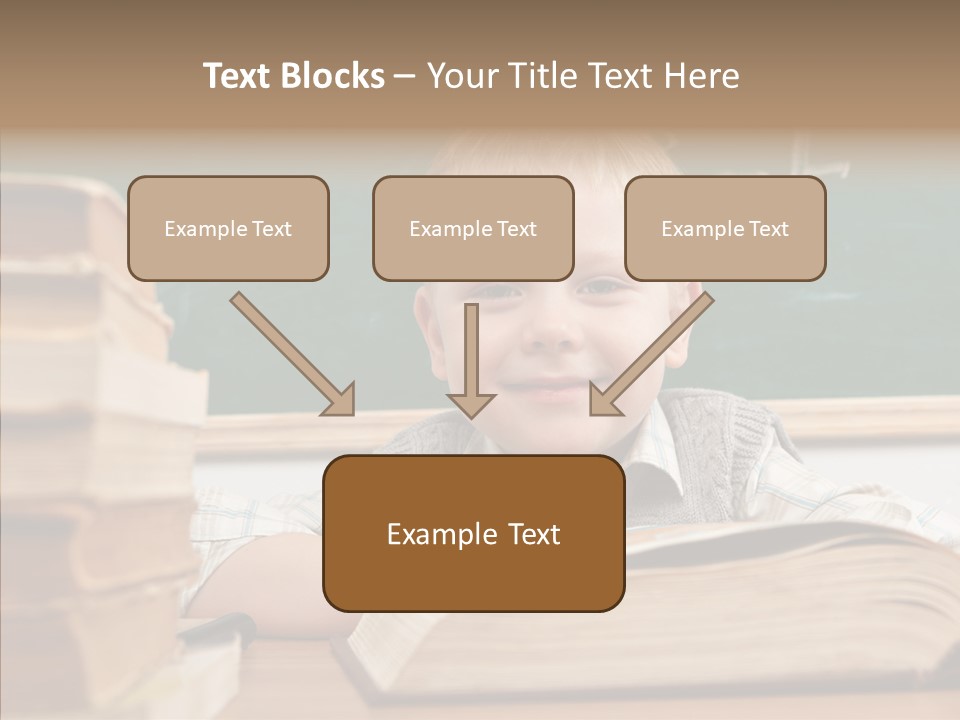 Hand Handsome Educational PowerPoint Template