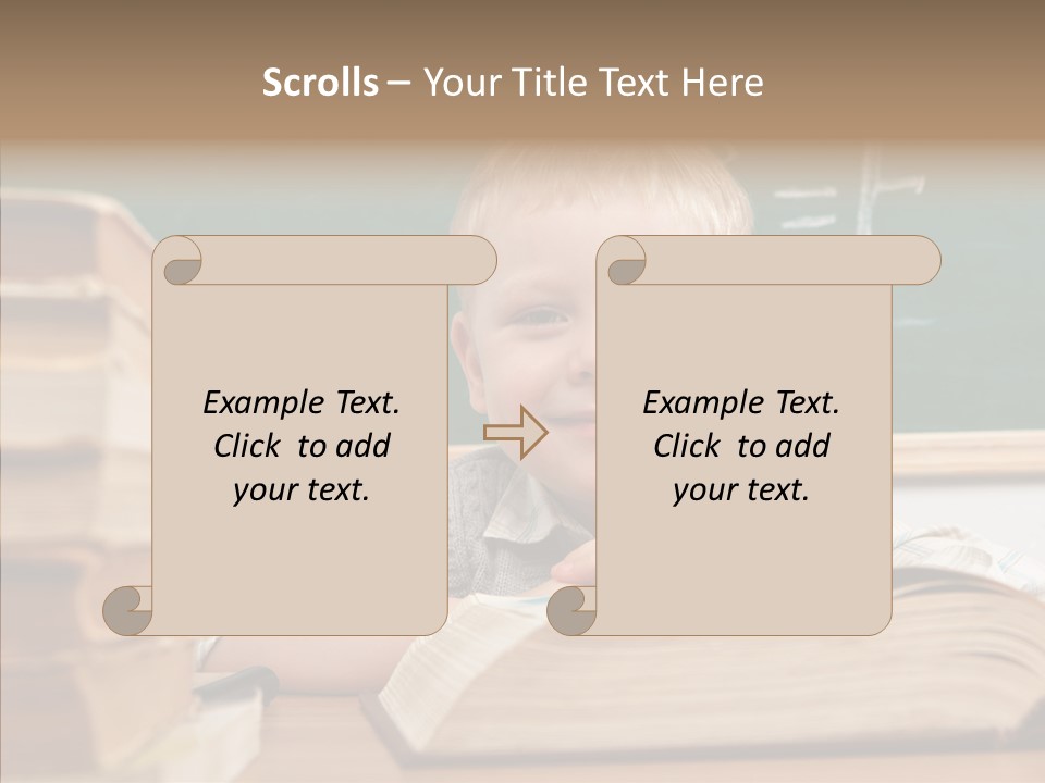 Hand Handsome Educational PowerPoint Template