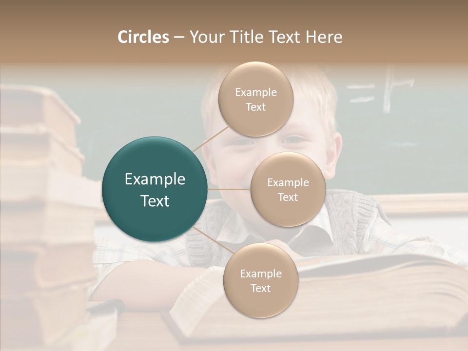 Hand Handsome Educational PowerPoint Template