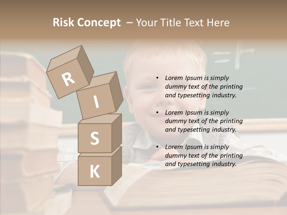 Hand Handsome Educational PowerPoint Template