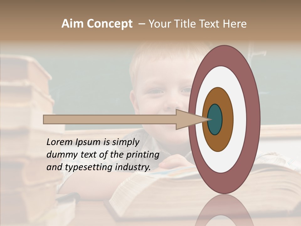 Hand Handsome Educational PowerPoint Template