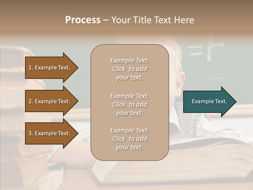 Hand Handsome Educational PowerPoint Template