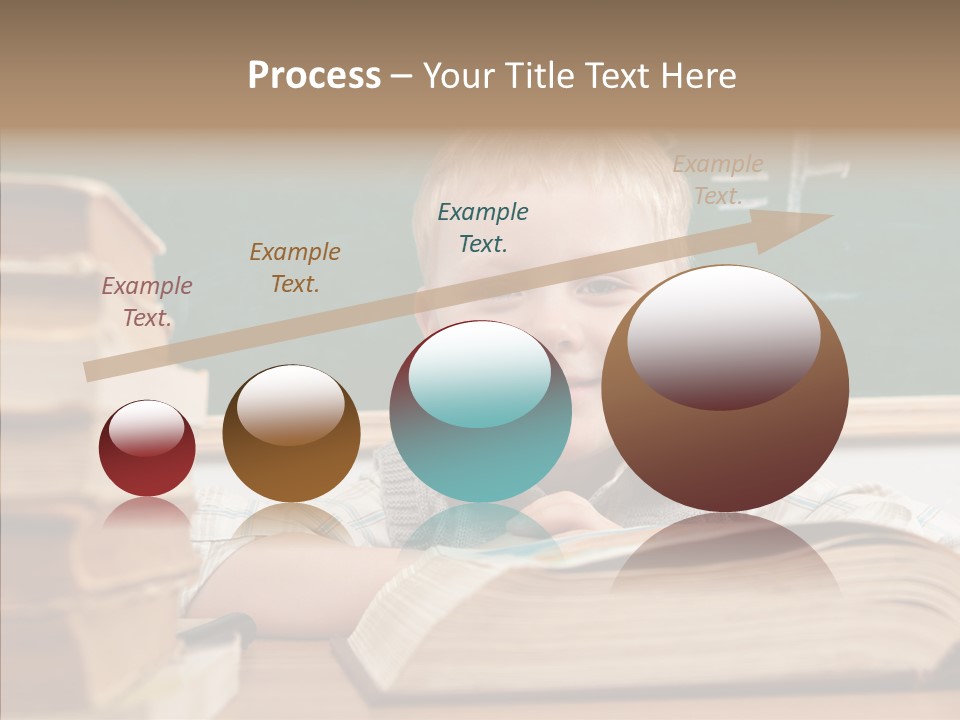 Hand Handsome Educational PowerPoint Template