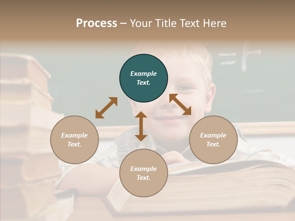 Hand Handsome Educational PowerPoint Template