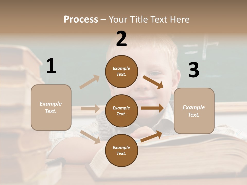 Hand Handsome Educational PowerPoint Template