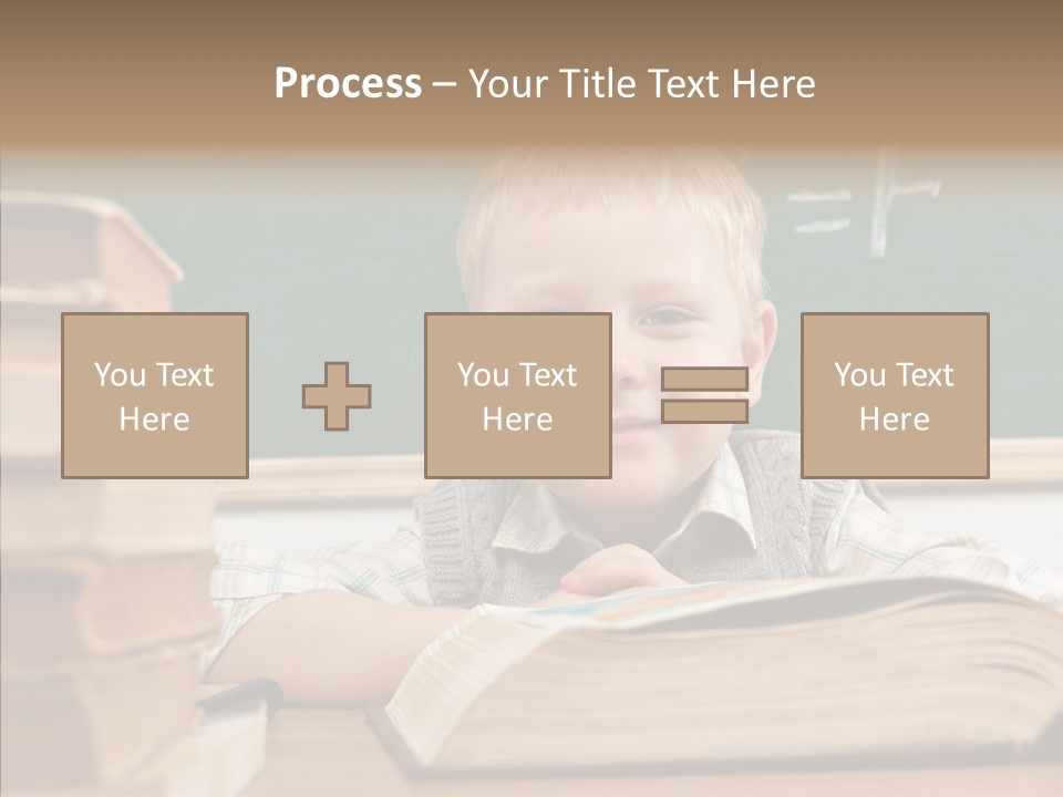 Hand Handsome Educational PowerPoint Template