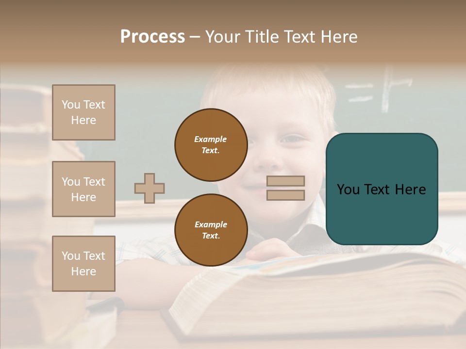 Hand Handsome Educational PowerPoint Template