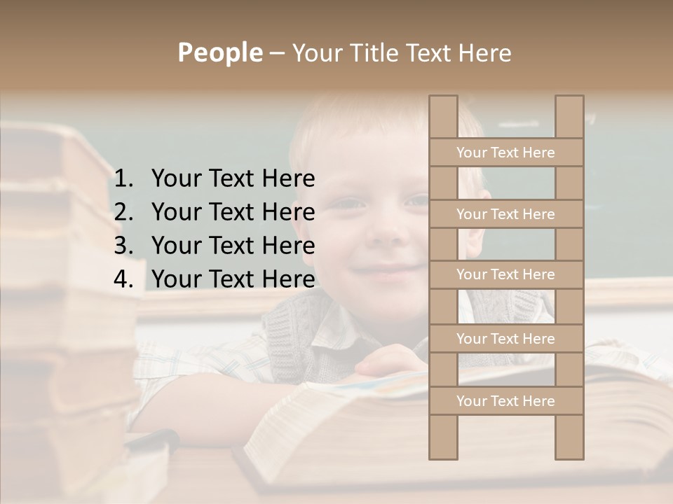 Hand Handsome Educational PowerPoint Template