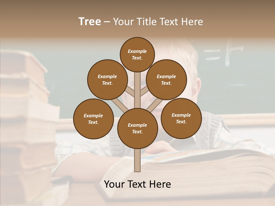 Hand Handsome Educational PowerPoint Template