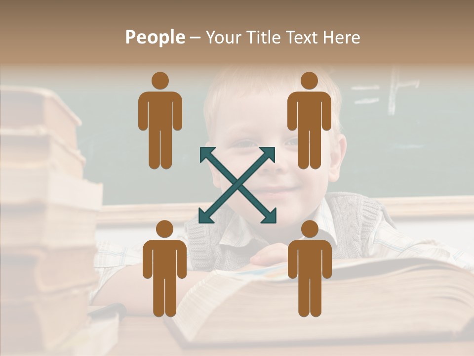 Hand Handsome Educational PowerPoint Template