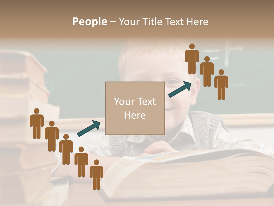 Hand Handsome Educational PowerPoint Template