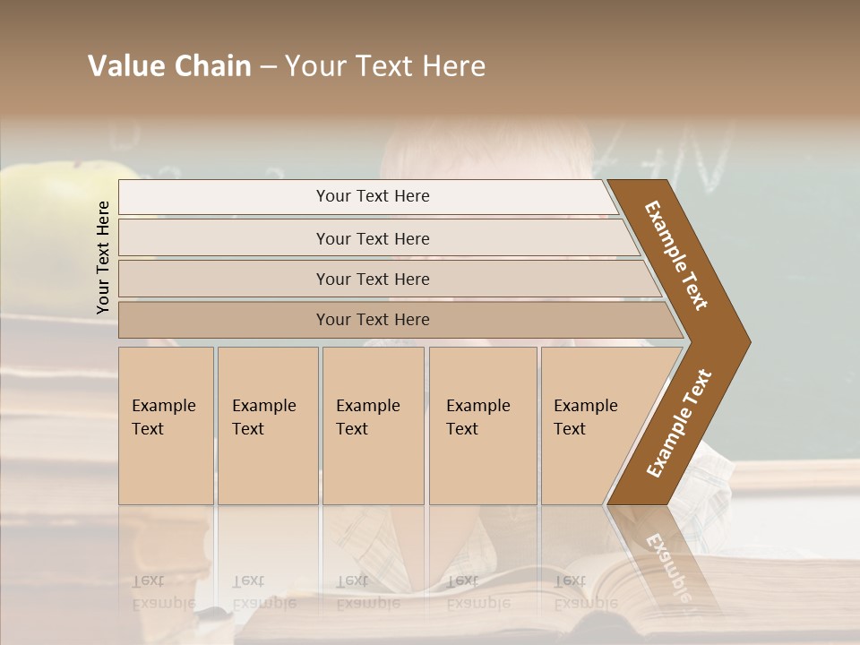 Innocence Boy Think PowerPoint Template