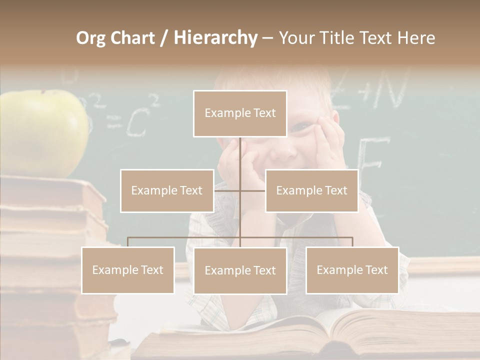 Innocence Boy Think PowerPoint Template
