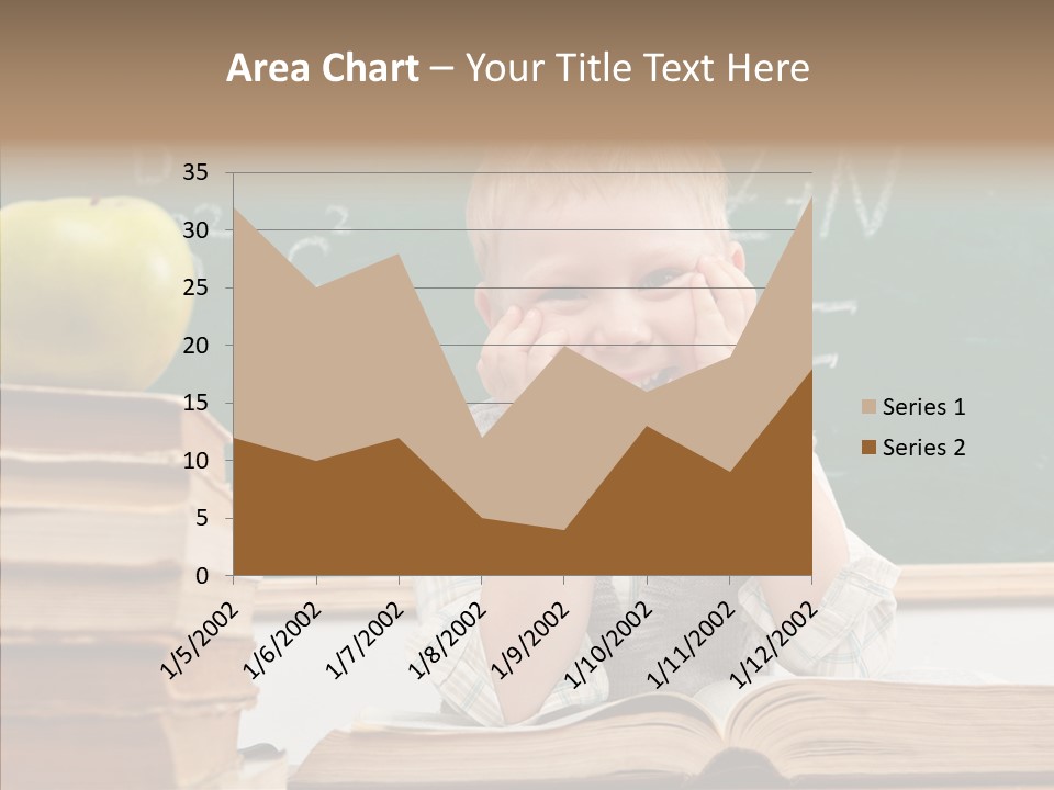 Innocence Boy Think PowerPoint Template