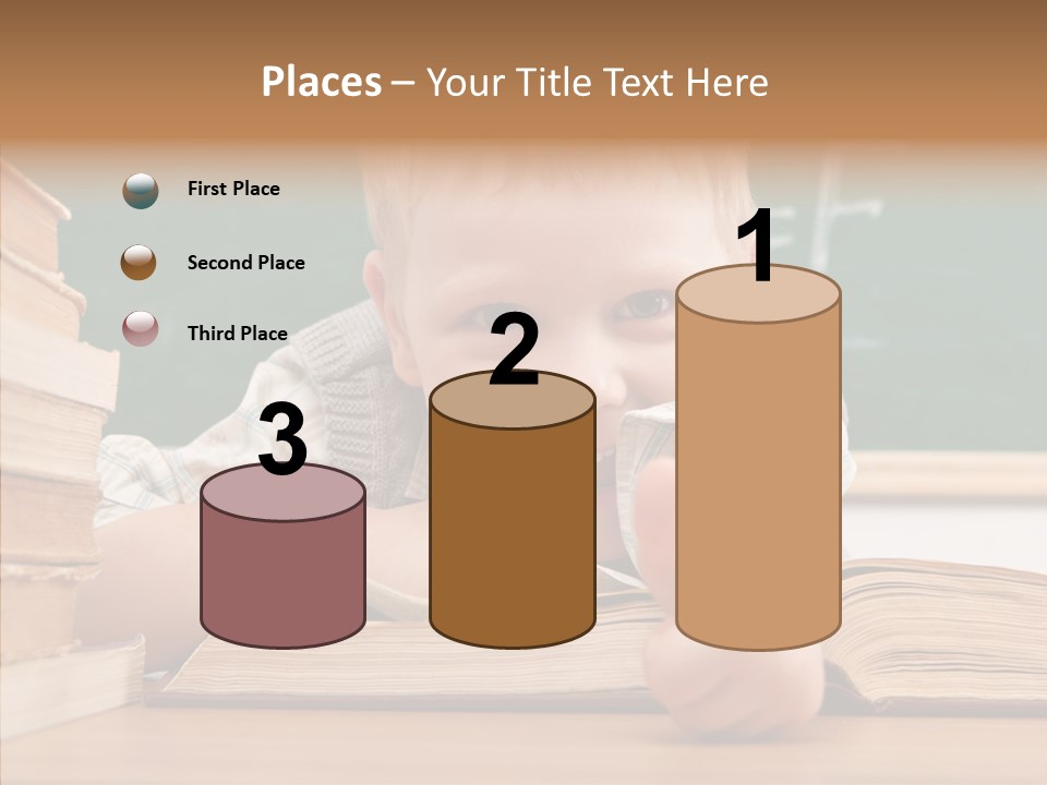 Childhood Handsome Keen PowerPoint Template