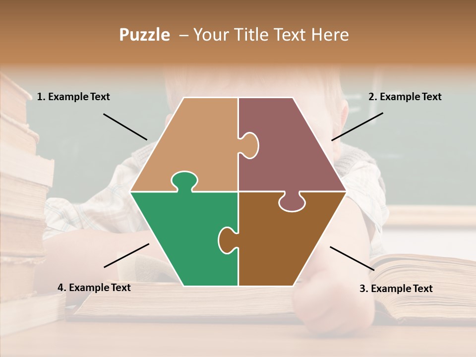 Childhood Handsome Keen PowerPoint Template