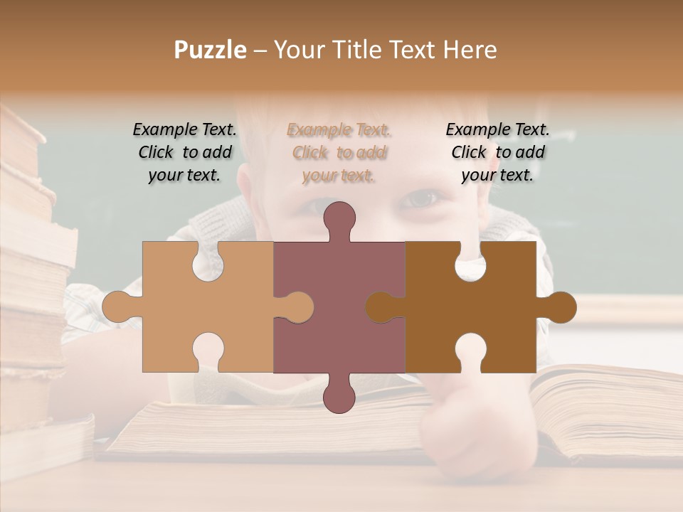 Childhood Handsome Keen PowerPoint Template