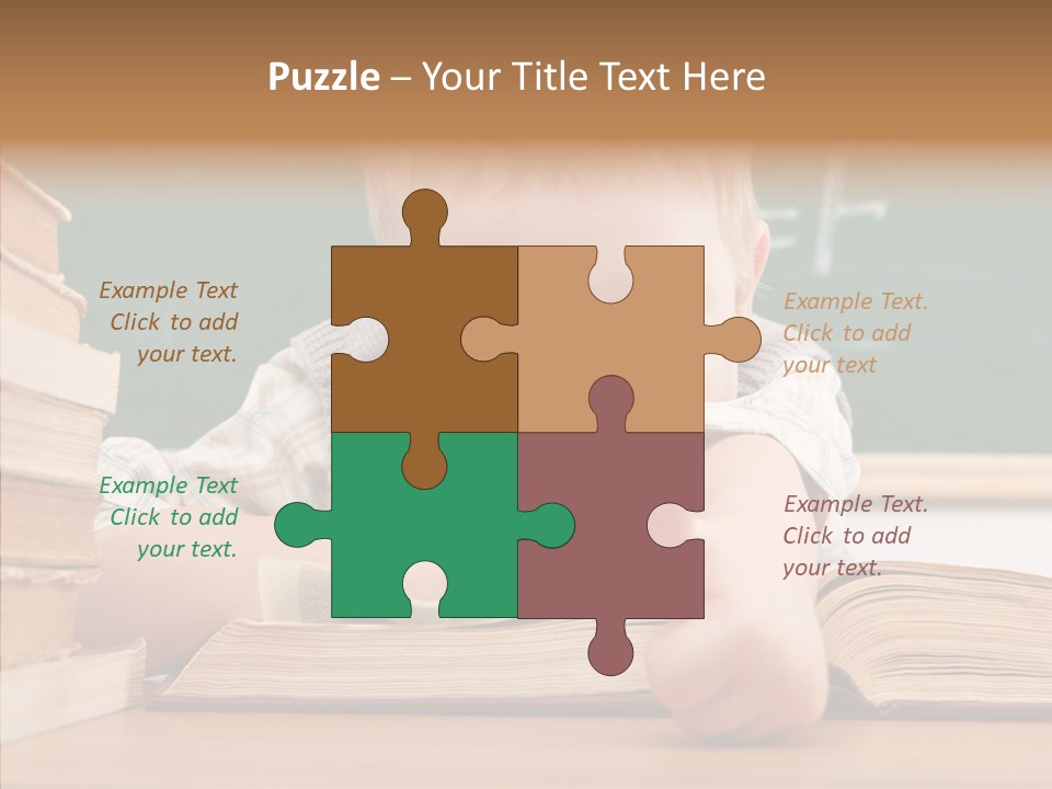 Childhood Handsome Keen PowerPoint Template