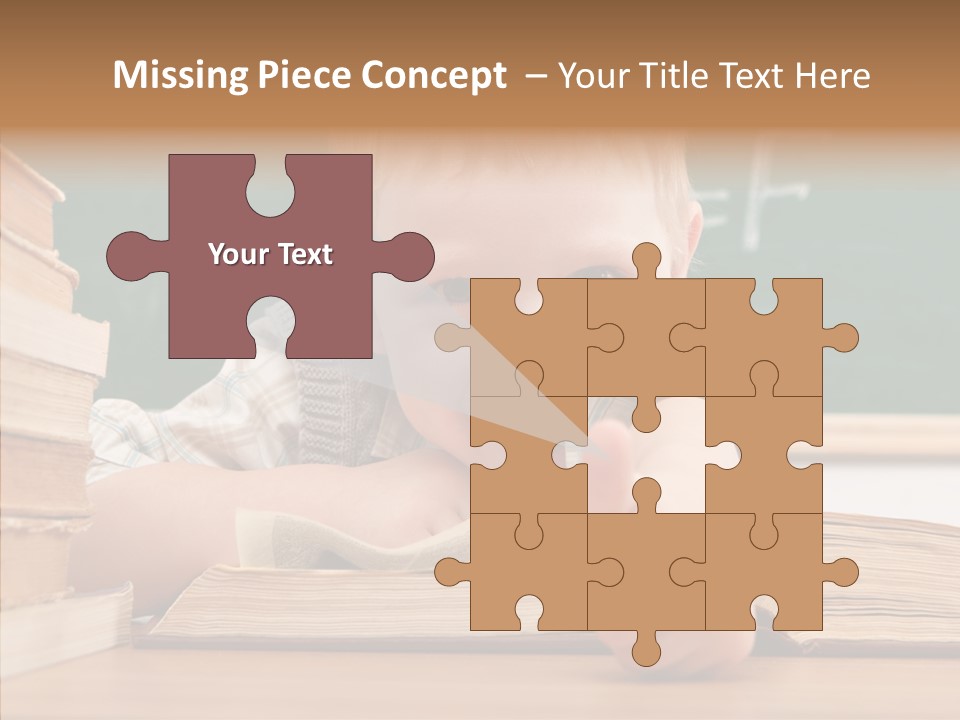 Childhood Handsome Keen PowerPoint Template