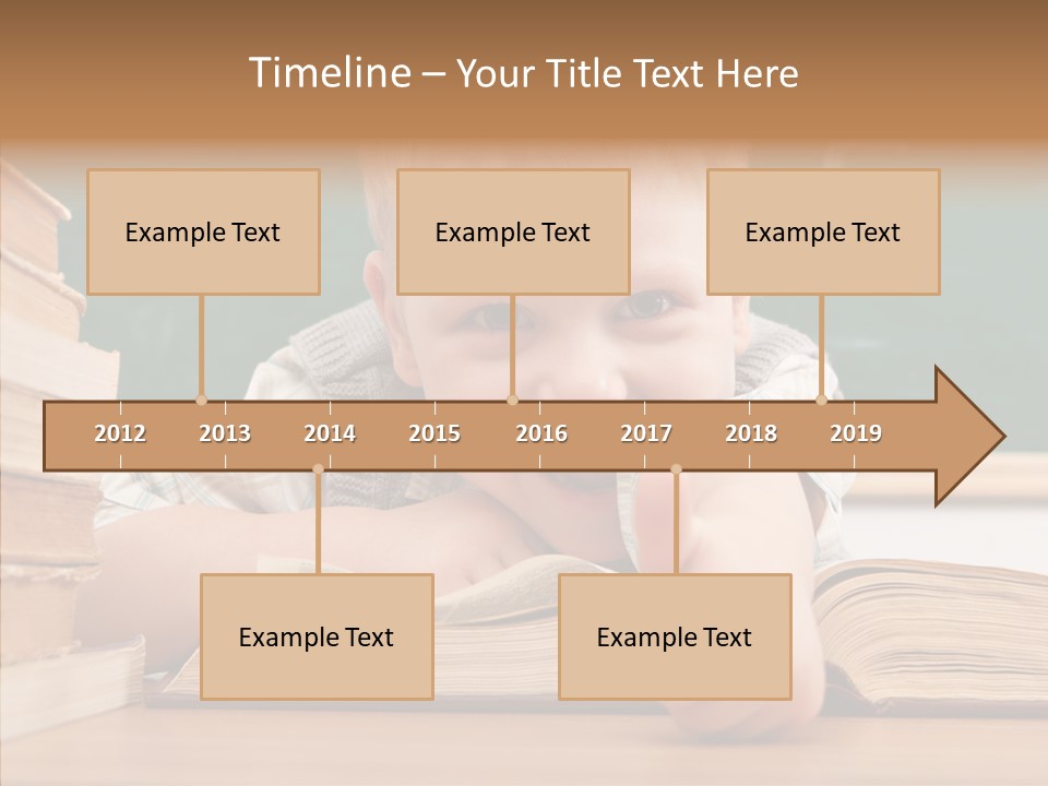 Childhood Handsome Keen PowerPoint Template