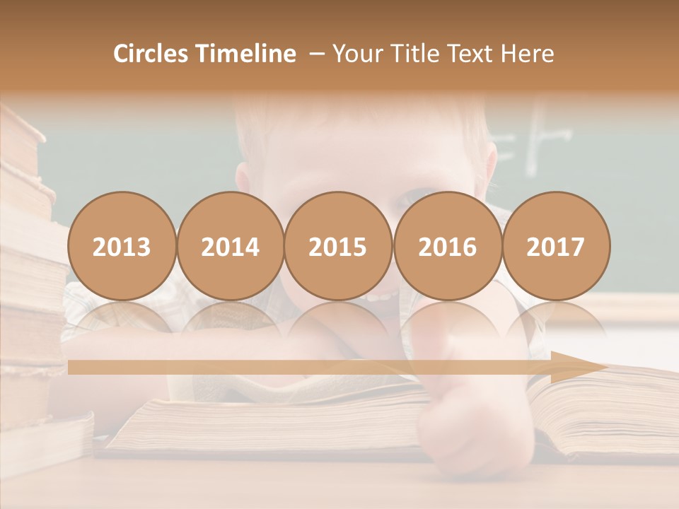 Childhood Handsome Keen PowerPoint Template