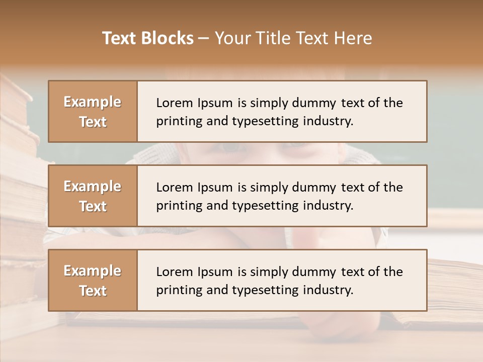 Childhood Handsome Keen PowerPoint Template