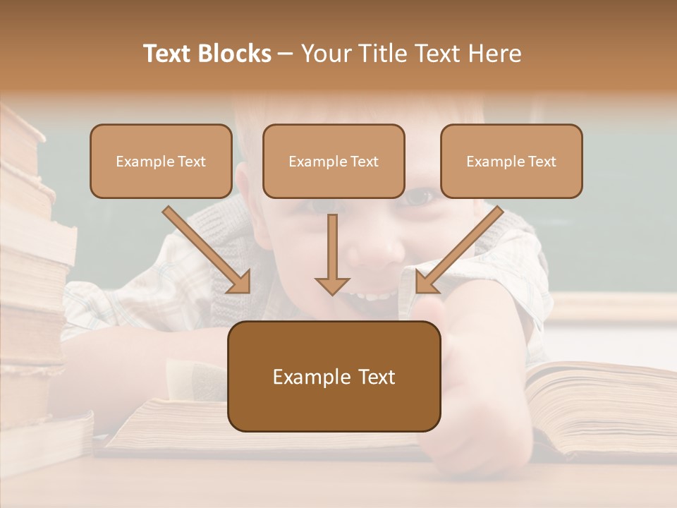 Childhood Handsome Keen PowerPoint Template
