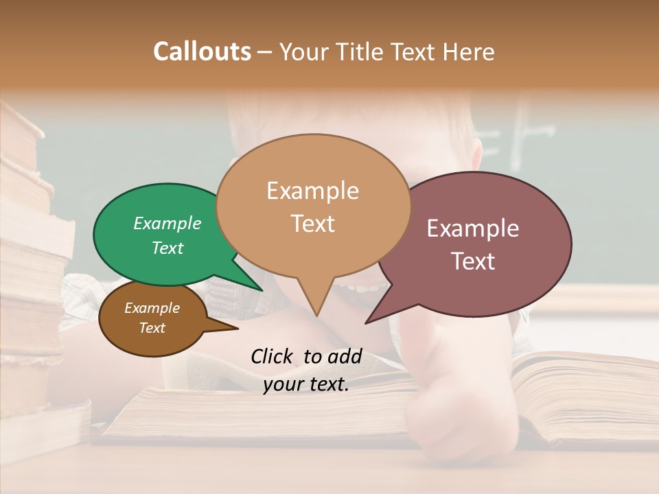 Childhood Handsome Keen PowerPoint Template