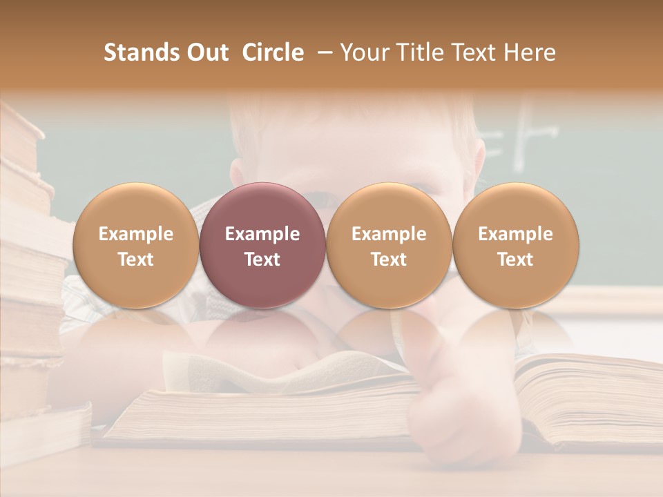 Childhood Handsome Keen PowerPoint Template