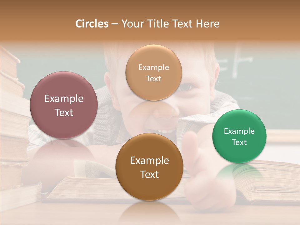 Childhood Handsome Keen PowerPoint Template