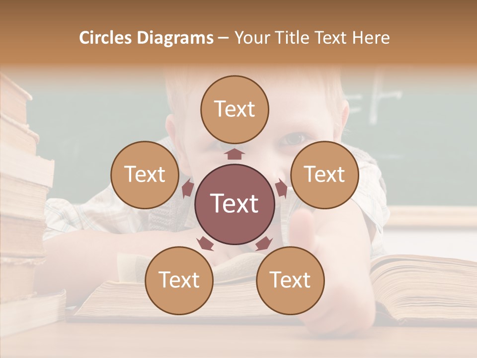 Childhood Handsome Keen PowerPoint Template