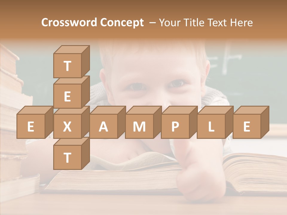 Childhood Handsome Keen PowerPoint Template