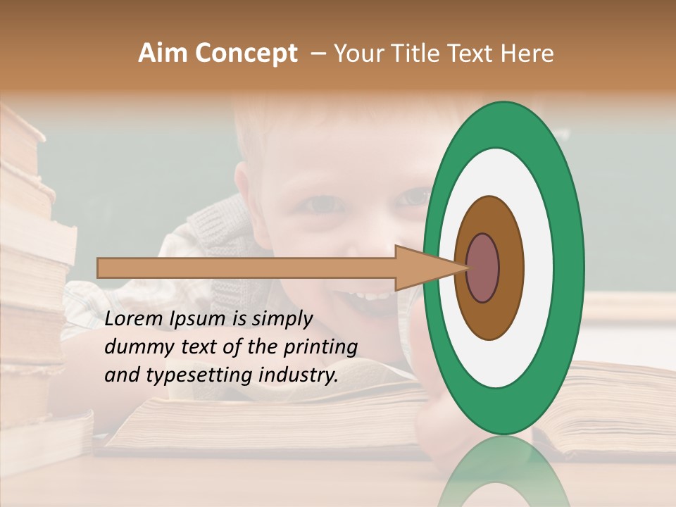 Childhood Handsome Keen PowerPoint Template