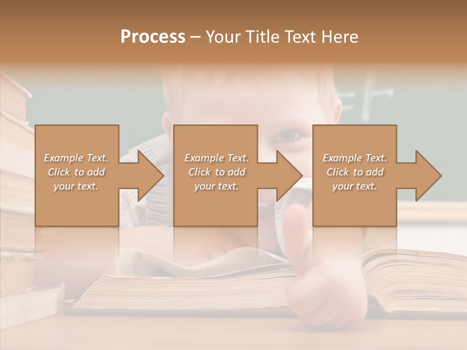 Childhood Handsome Keen PowerPoint Template