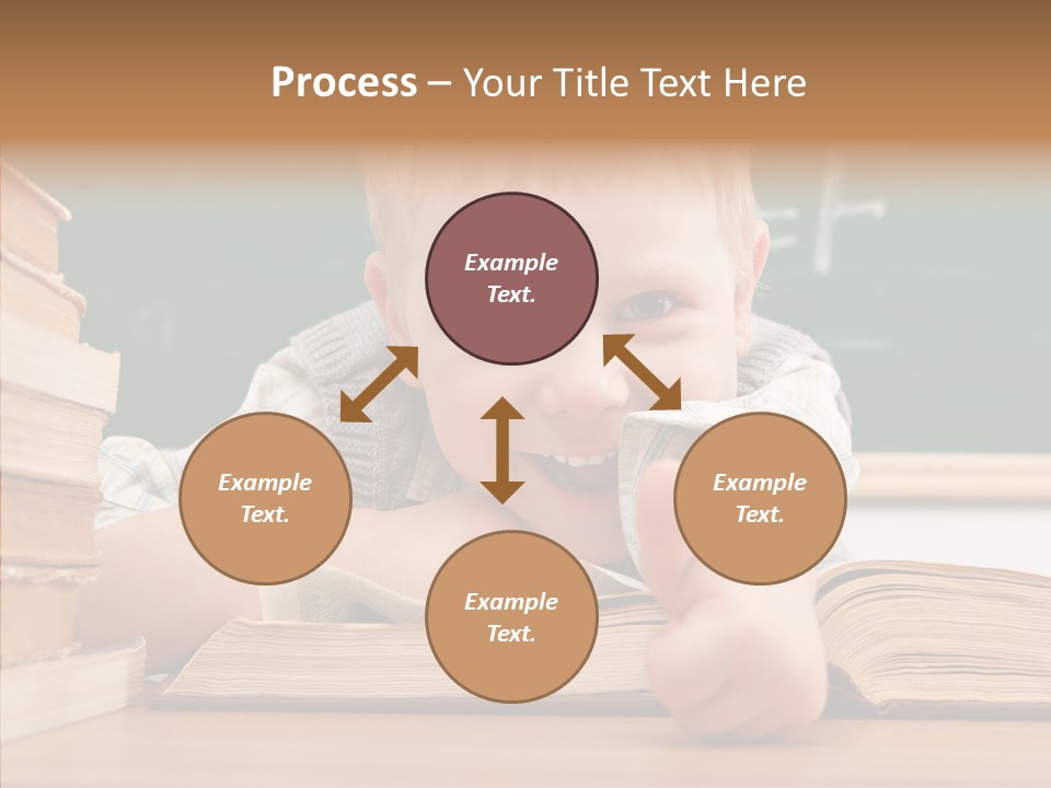 Childhood Handsome Keen PowerPoint Template