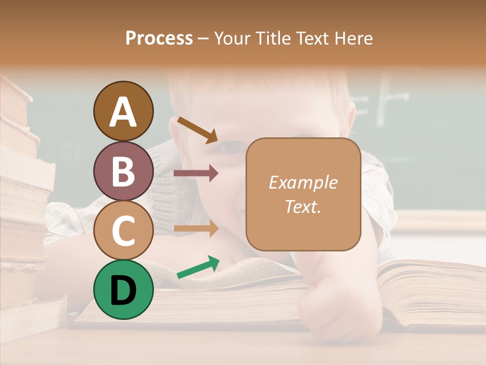 Childhood Handsome Keen PowerPoint Template