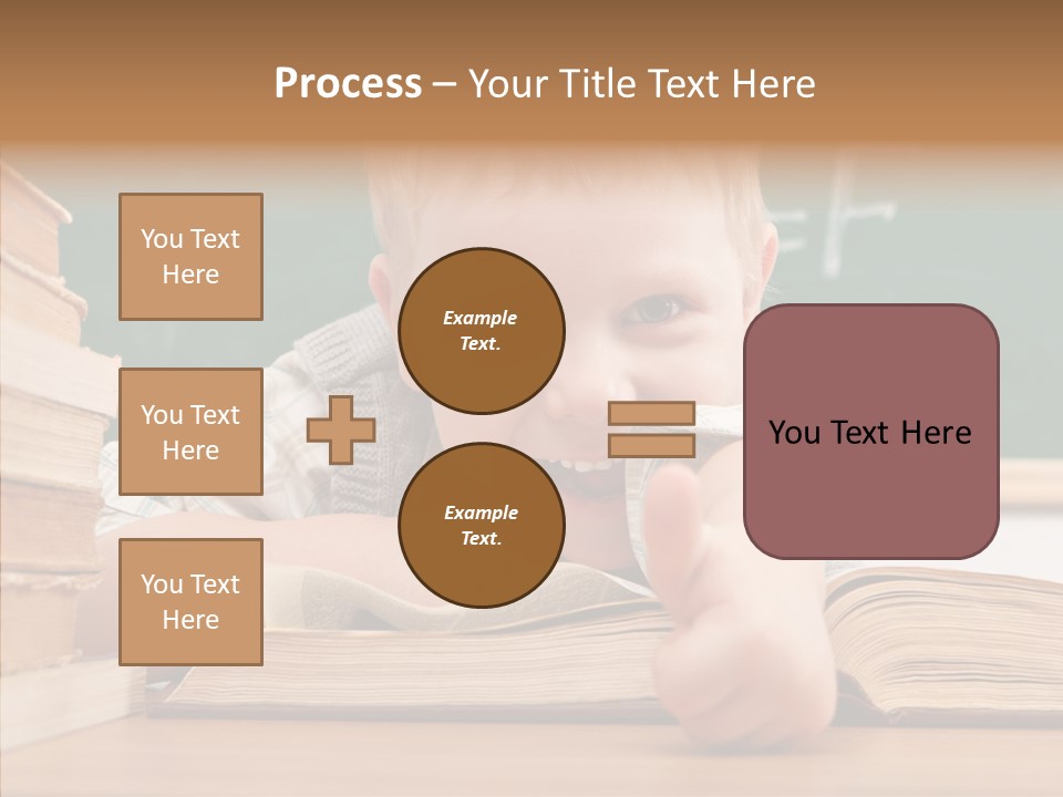 Childhood Handsome Keen PowerPoint Template